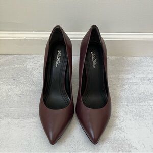 Brooks Brothers Pointed Toe Leather Heels 8.5